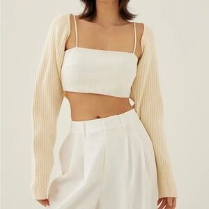 NWT Love, Bonito Cropped Cardigan